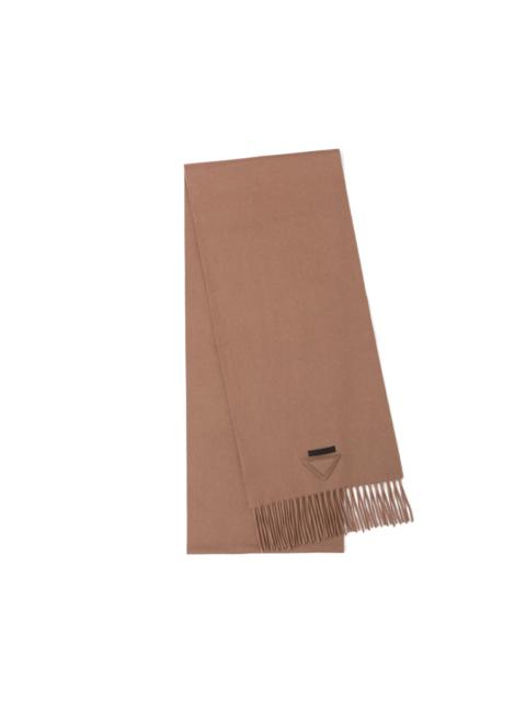 Prada Solid color cashmere scarf