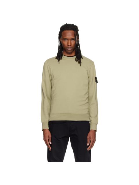 Stone Island Green 6100060 Organic Cotton Sweatshirt