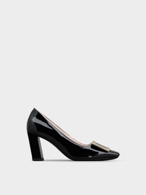 Roger Vivier Belle Vivier Metal Buckle Pumps in Patent Leather