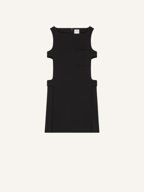 courrèges CUT-OUT CREPE DRESS
