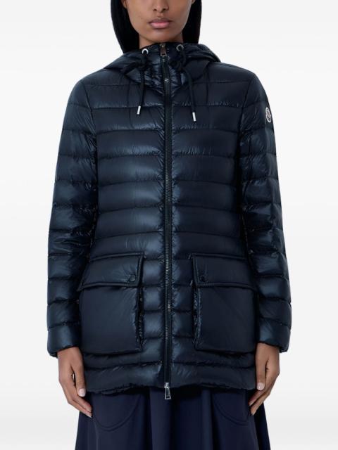 Moncler hooded quilted jacket