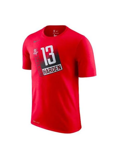 Nike Nike NBA Basketball Sports Round Neck Short Sleeve houston rockets No. 13 Red AQ6422-657