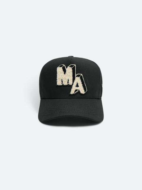 AMIRI CHENILLE M.A. PATCH CANVAS HAT