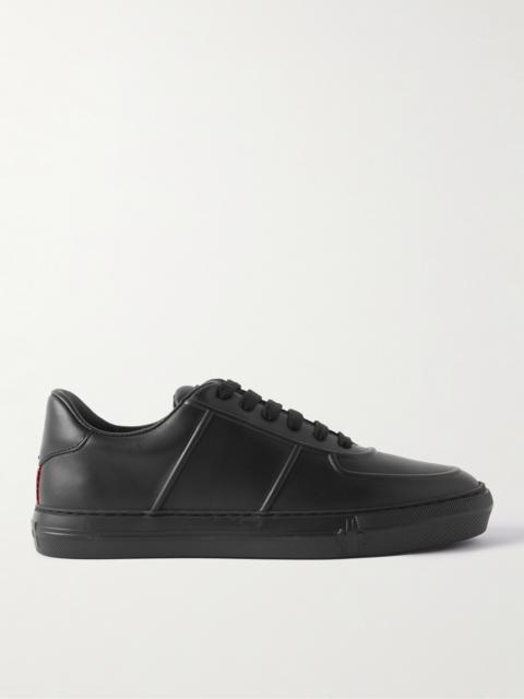 Moncler Neue York Logo-Appliquéd Leather Sneakers