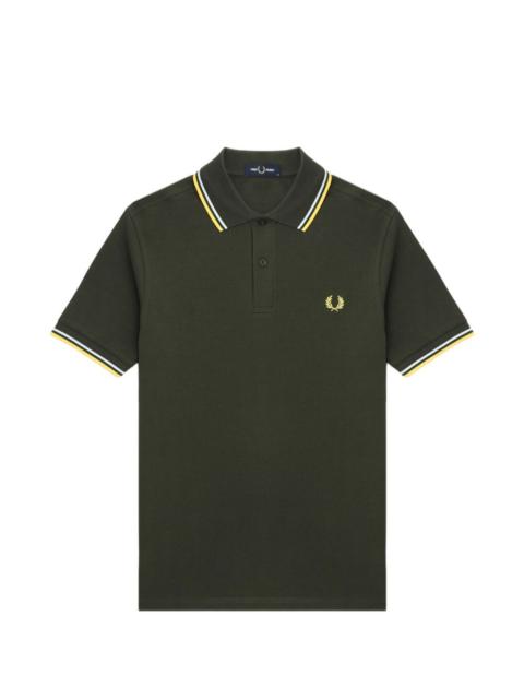Fred Perry laurel-wreath striped polo shirt