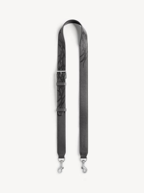 BALENCIAGA Men's Tattoo Belt Strap in Grey