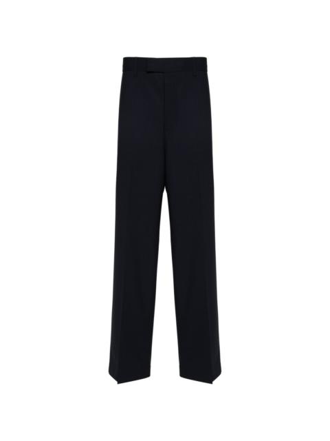MSGM pressed-crease straight trousers