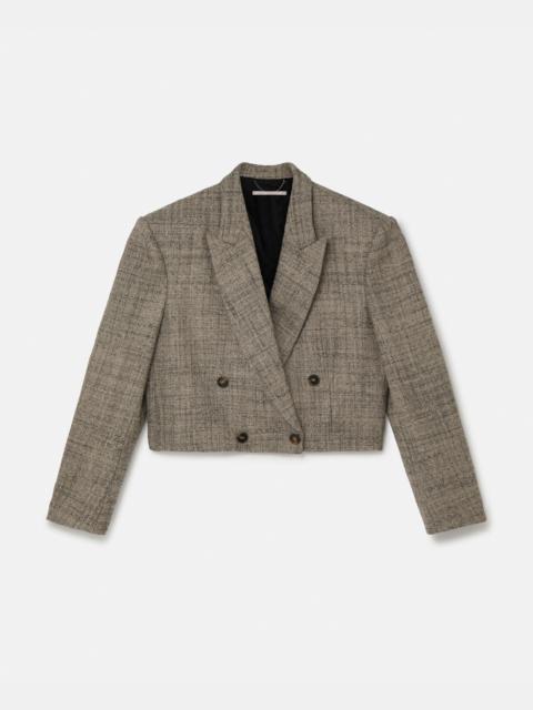 【関税&送料込】Stella Mccartney Cropped Blazer Stella McCartney Cropped Boxy Double-Breasted Blazer