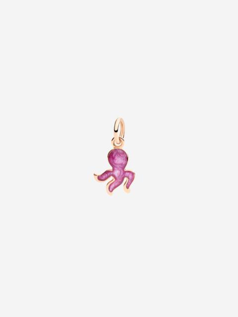 DoDo Rose Gold & Enamel Octopus Charm