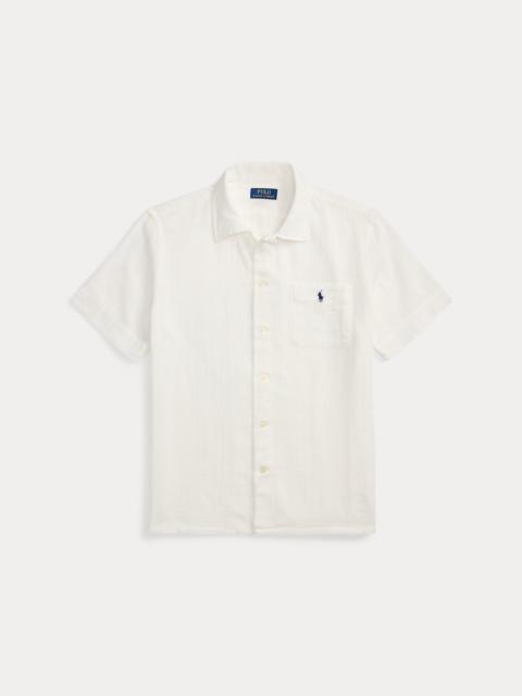 Polo Ralph Lauren Classic Fit Basket-Weave Camp Shirt