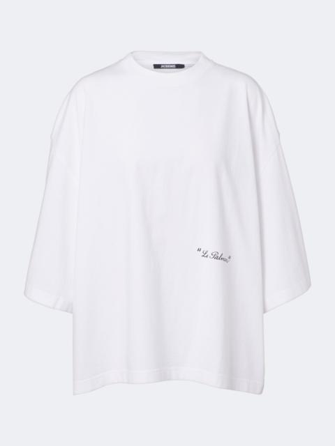 JACQUEMUS Le Palmier printed cotton jersey T-shirt