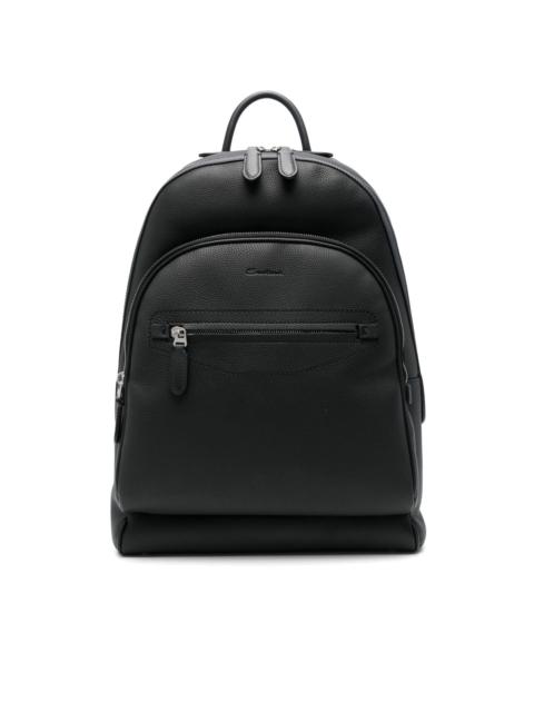 Santoni leather backpack