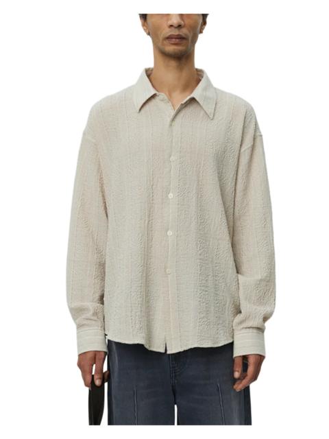 mfpen Exact Shirt Dusty Seersucker Check