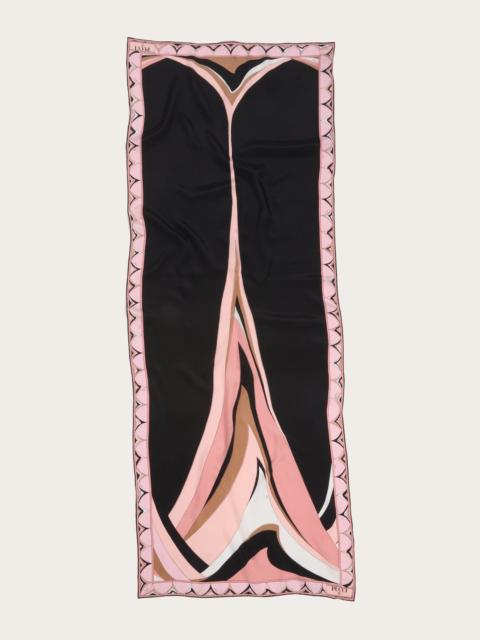 PUCCI FARI PRINT CREPE DE CHINE STOLE