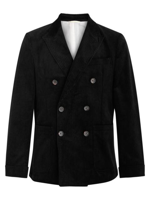 Oliver Spencer Oliver Spencer Double-breasted Corduroy Blazer