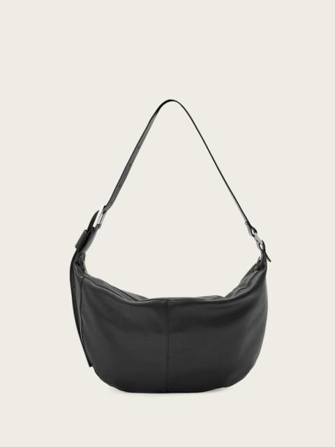 ALLSAINTS LUNA SLOUCHY LEATHER SHOULDER BAG
