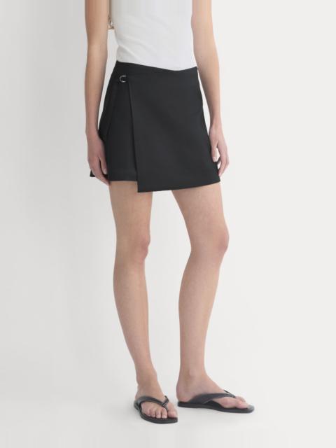 EVERLANE TAILORED DRAPE MINI SKORT