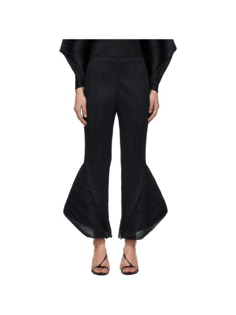 Pleats Please Issey Miyake Black Skyline Trousers
