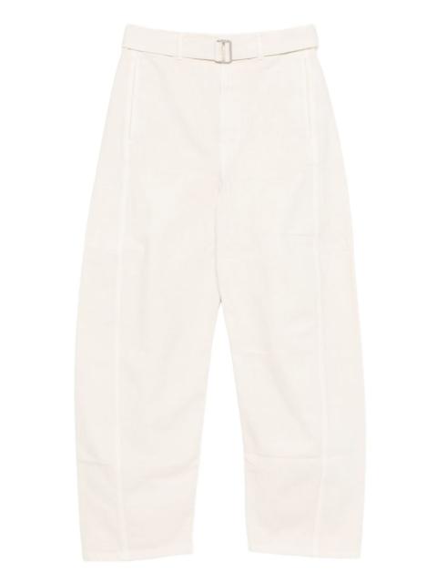 belted panelled jeans