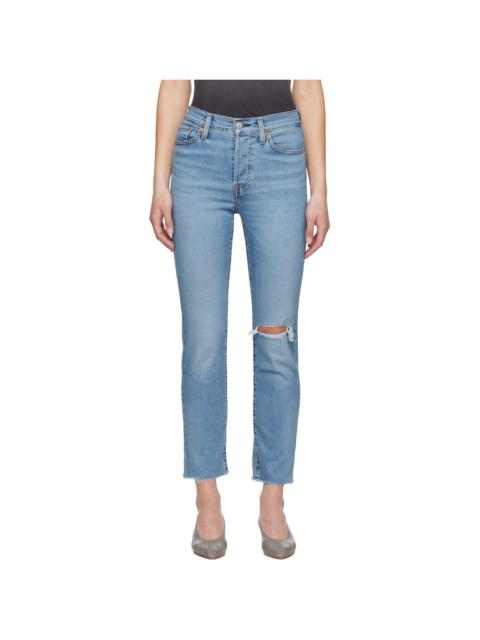 Levi's Blue Wedgie Straight Jeans