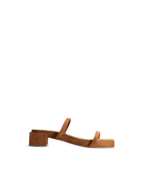 BY FAR Tanya suede sandals