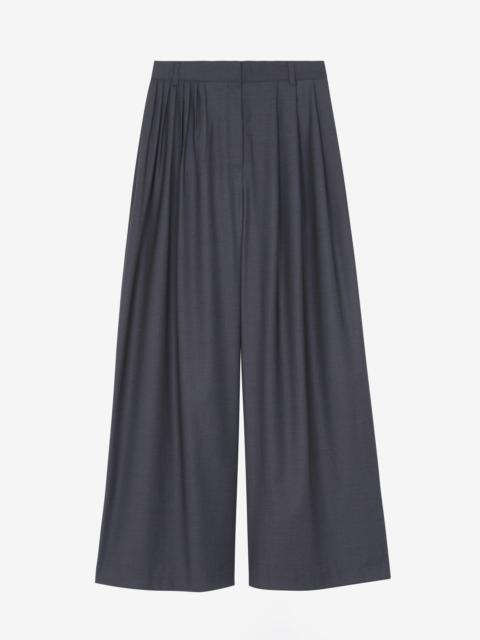 The Frankie Shop Nyla Pleated Pants - Charcoal