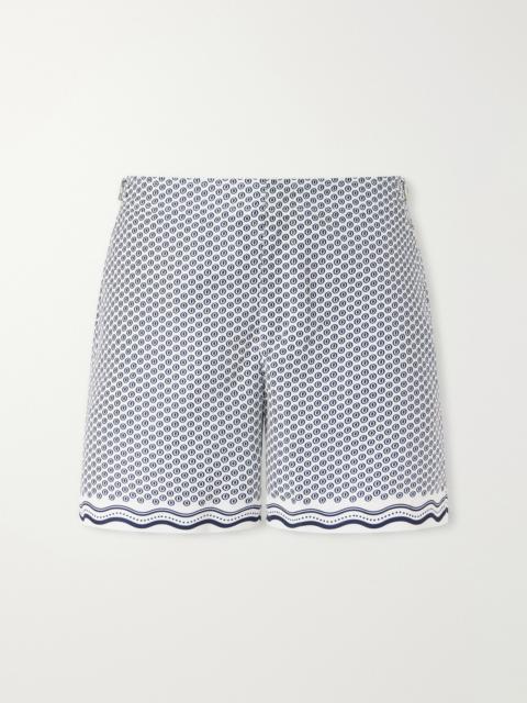 ORLEBAR BROWN Bulldog Passetto Straight-Leg Mid-Length Printed Swim Shorts