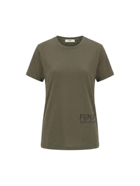 FENDI Logo cotton t-shirt