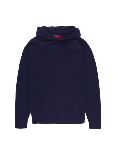 knitted cashmere hoodie