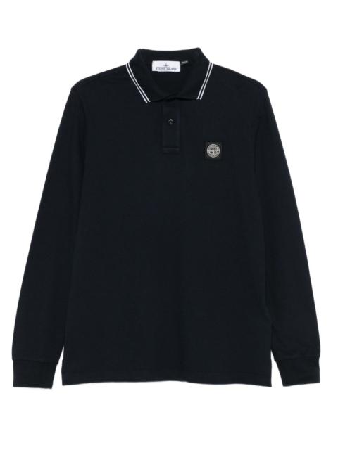 long-sleeve polo shirt