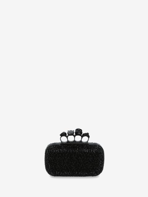 Alexander McQueen Knuckle Clutch With Chain