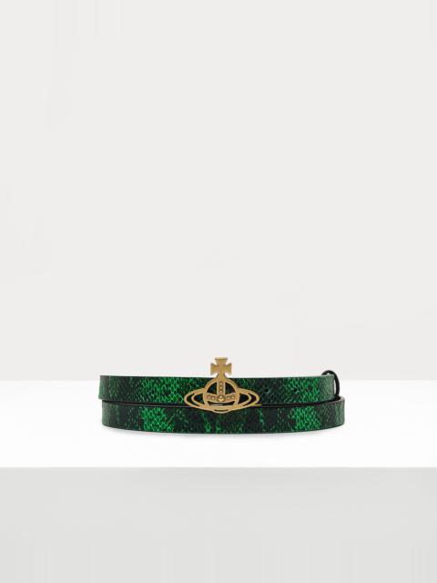 Vivienne Westwood SMALL LINE ORB BUCKLE BELT