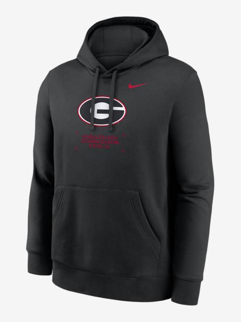 Georgia Club Basketball 2-Hit Men's Nike College Pullover Hoodie