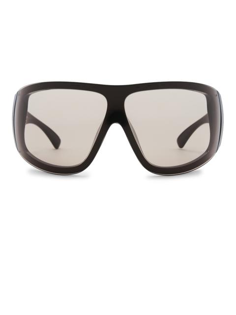 SAINT LAURENT Vintage Logo Shield Sunglasses