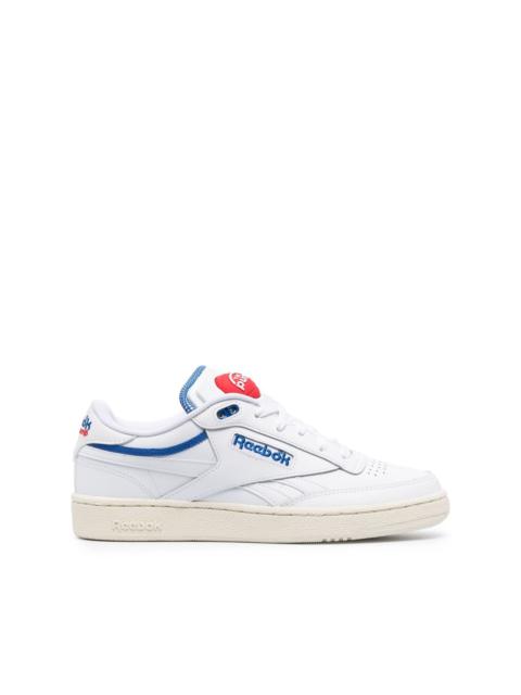 panelled low-top sneakers