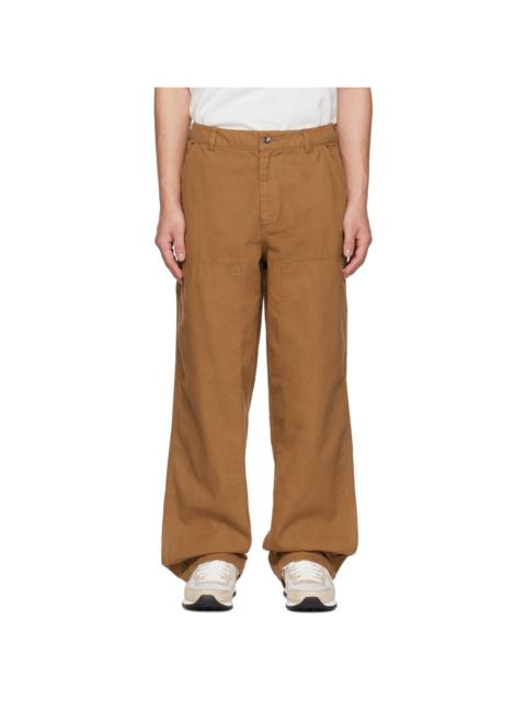 Brown Double Panel Trousers