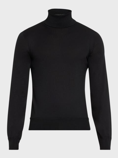 TOM FORD Men's Fine-Gauge Cashmere Turtleneck Sweater