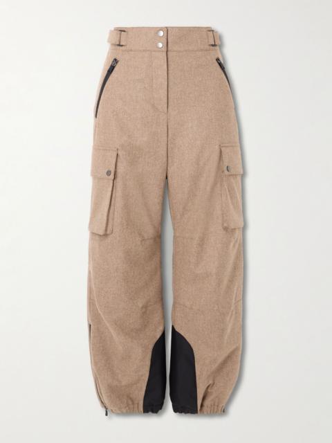 Brunello Cucinelli Wool tapered ski pants Camel