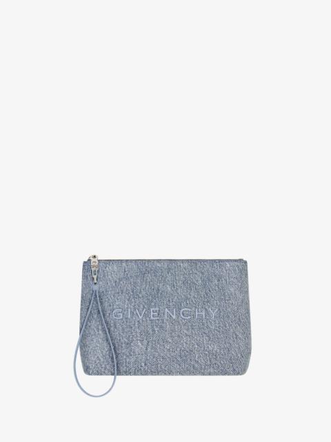 GIVENCHY TRAVEL POUCH IN DENIM