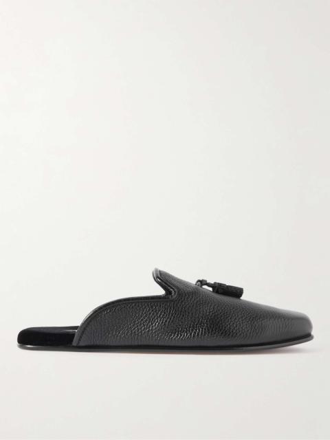 Winston Full-Grain Leather Tasselled Slippers