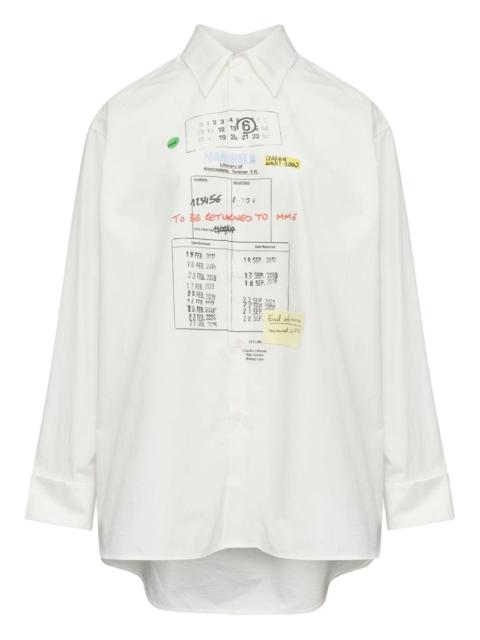 MM6 Maison Margiela graphic-print shirt