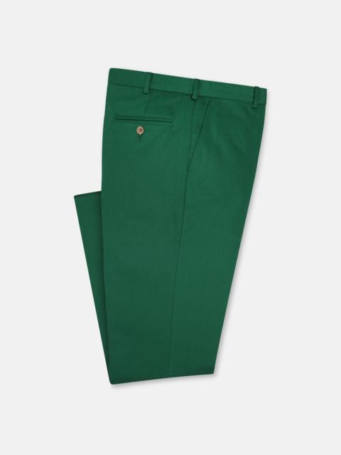 J. PRESS MADE-IN-USA BOTTLE GREEN WASHED TWILL CHINO PANT