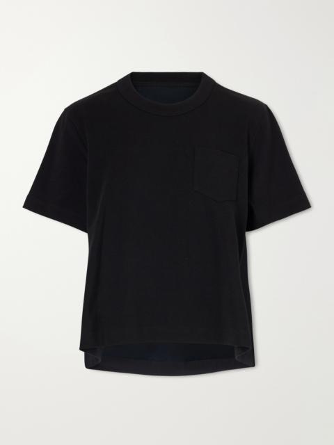 sacai Cotton-jersey T-shirt