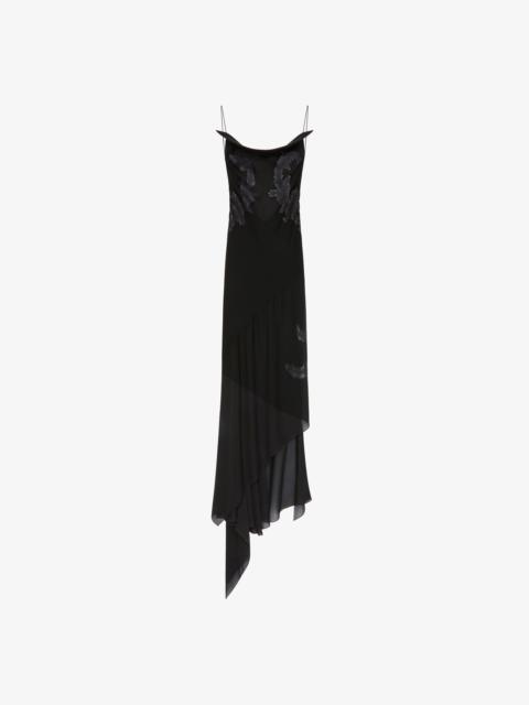 Givenchy EVENING DRESS IN SILK WITH LUREX CUT THREAD EMBROIDERY