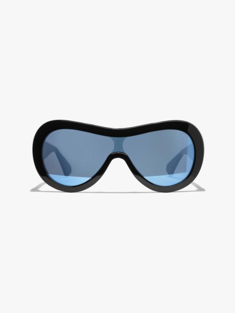 CHANEL Shield Sunglasses