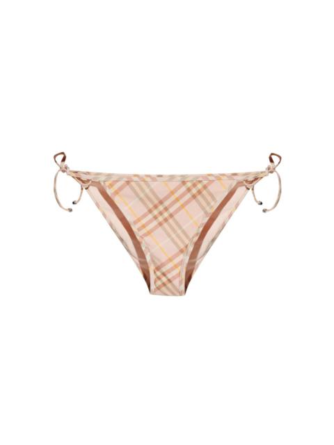 Burberry IP Check bikini bottoms
