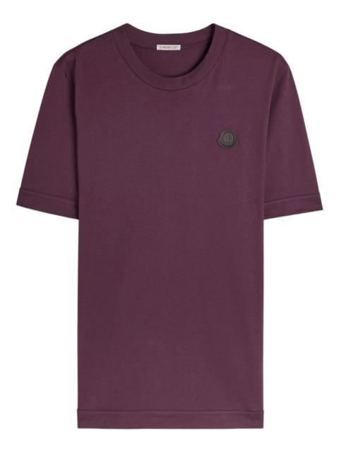 Moncler logo-patch cotton t-shirt