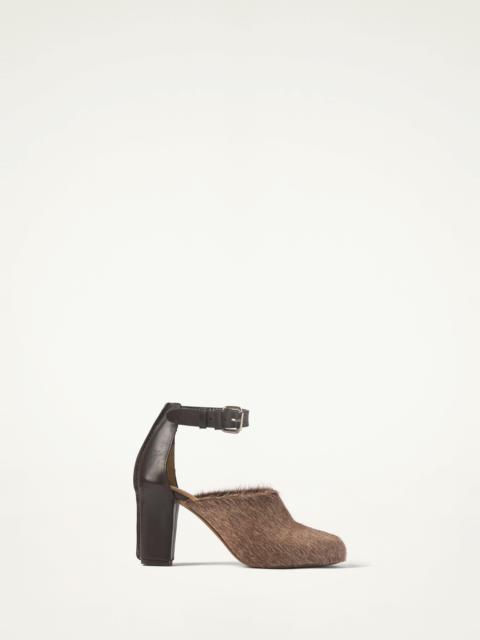 Lemaire ROUND TOE OPEN PUMP 80