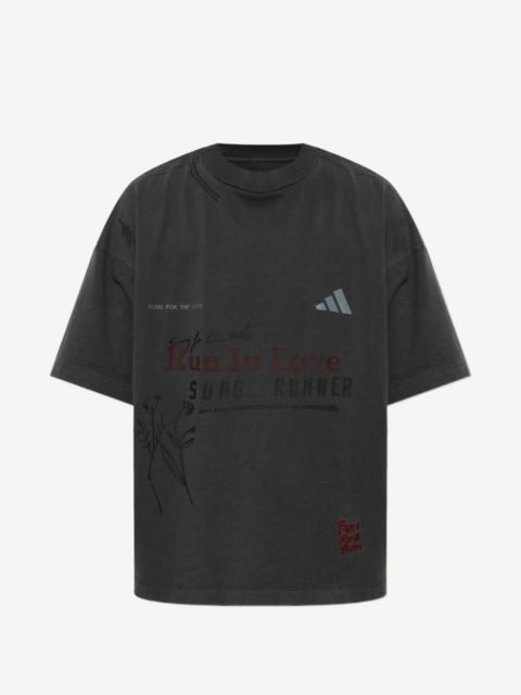 adidas x Song For The Mute logo-print cotton T-shirt