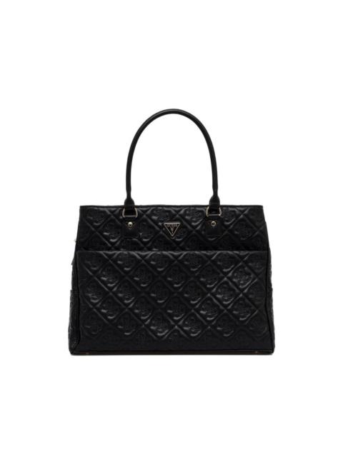 GUESS USA quilted embossed tote bag